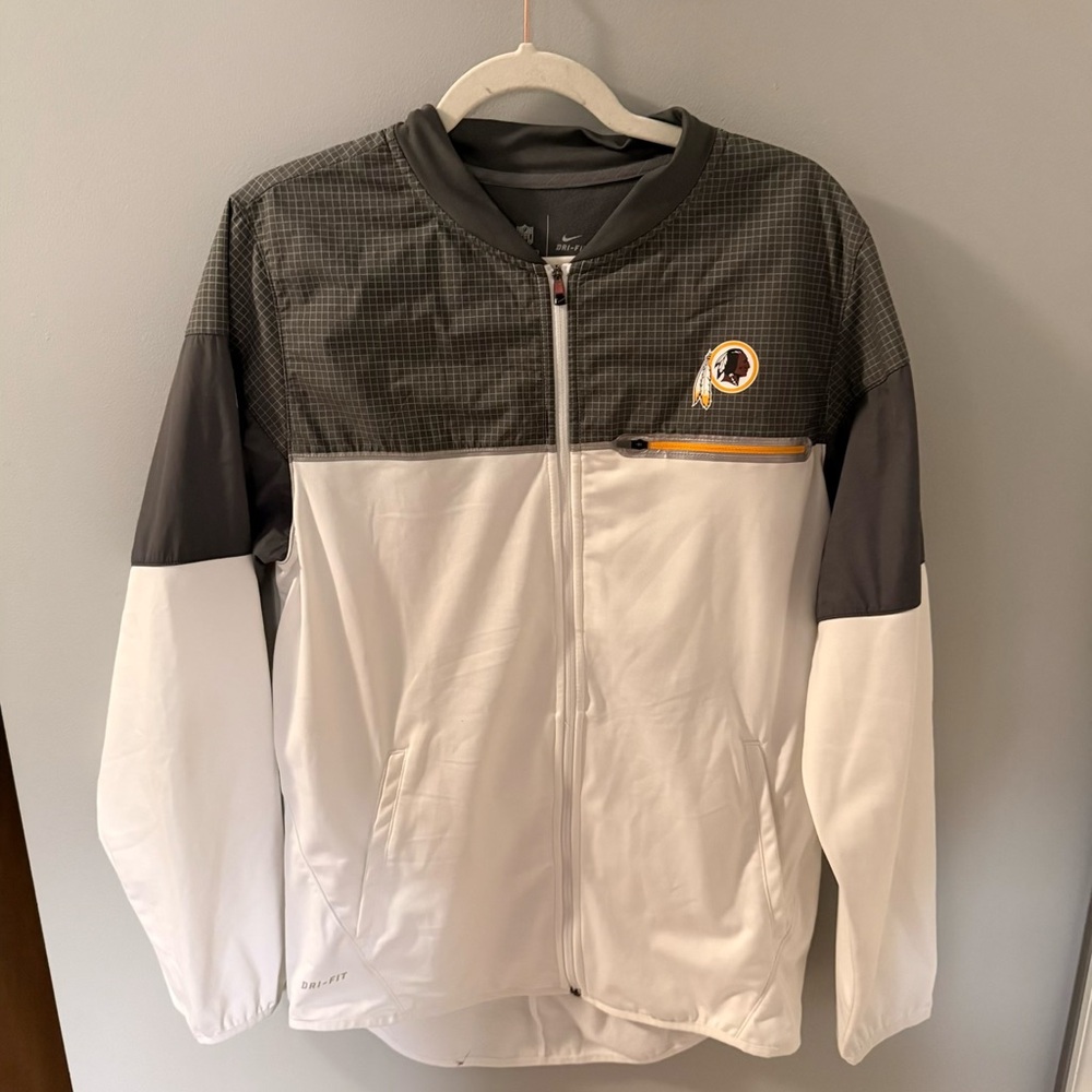 Washington NFL Light Jacket - White and Dark Gray